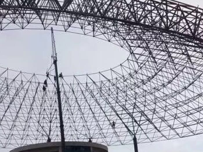 胶州篮球馆球形网架厂家价格